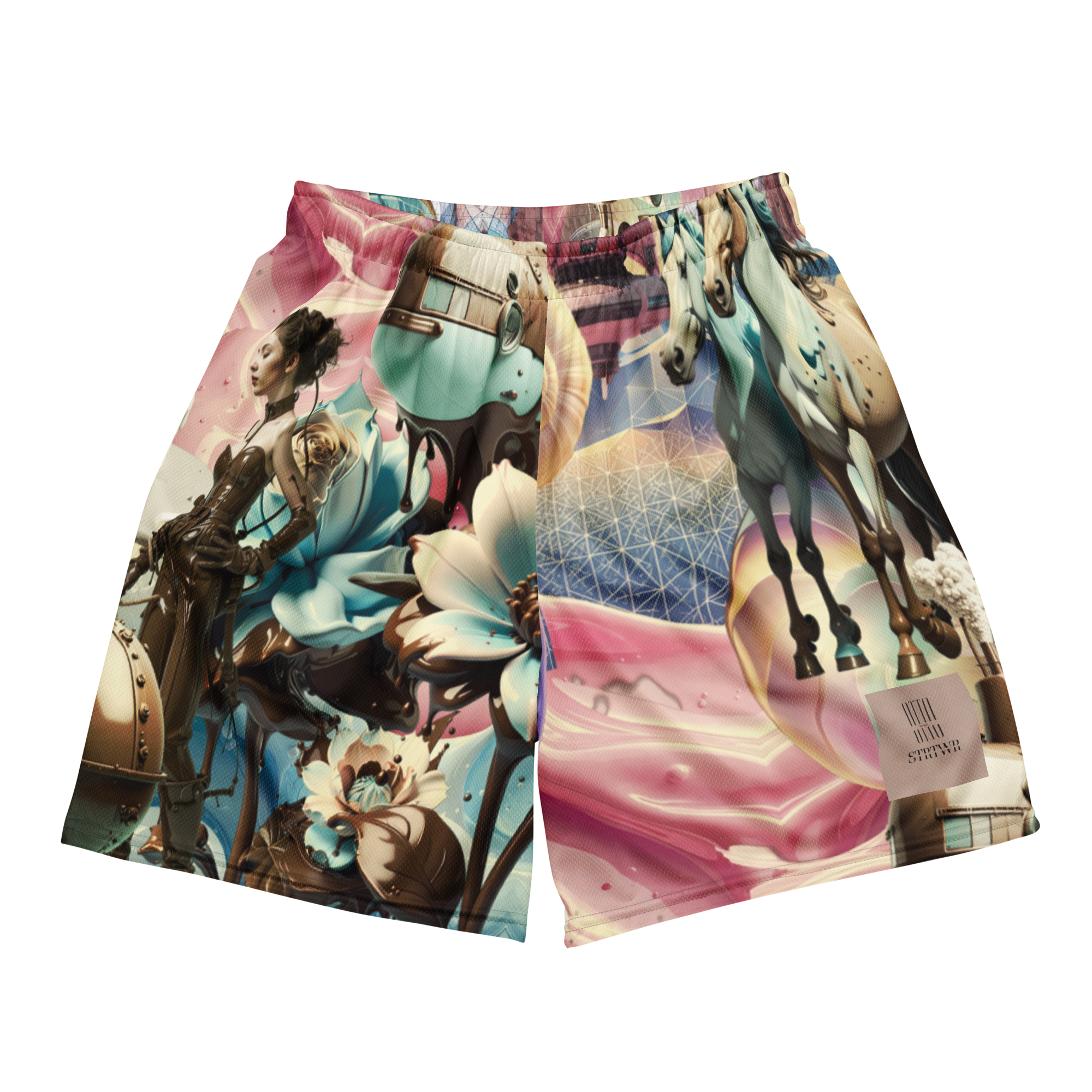 Mesh Sport Shorts Submarine Au Chocolat | Premium Streetwear Otto Strtwr