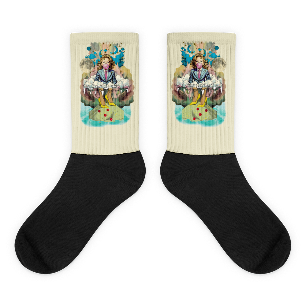 Socken Bubble Gum Business Hell Creme | Premium Streetwear Otto Strtwr