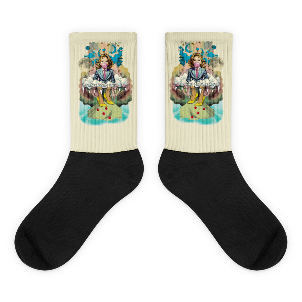 Socken Bubble Gum Business Hell Creme | Premium Streetwear Otto Strtwr