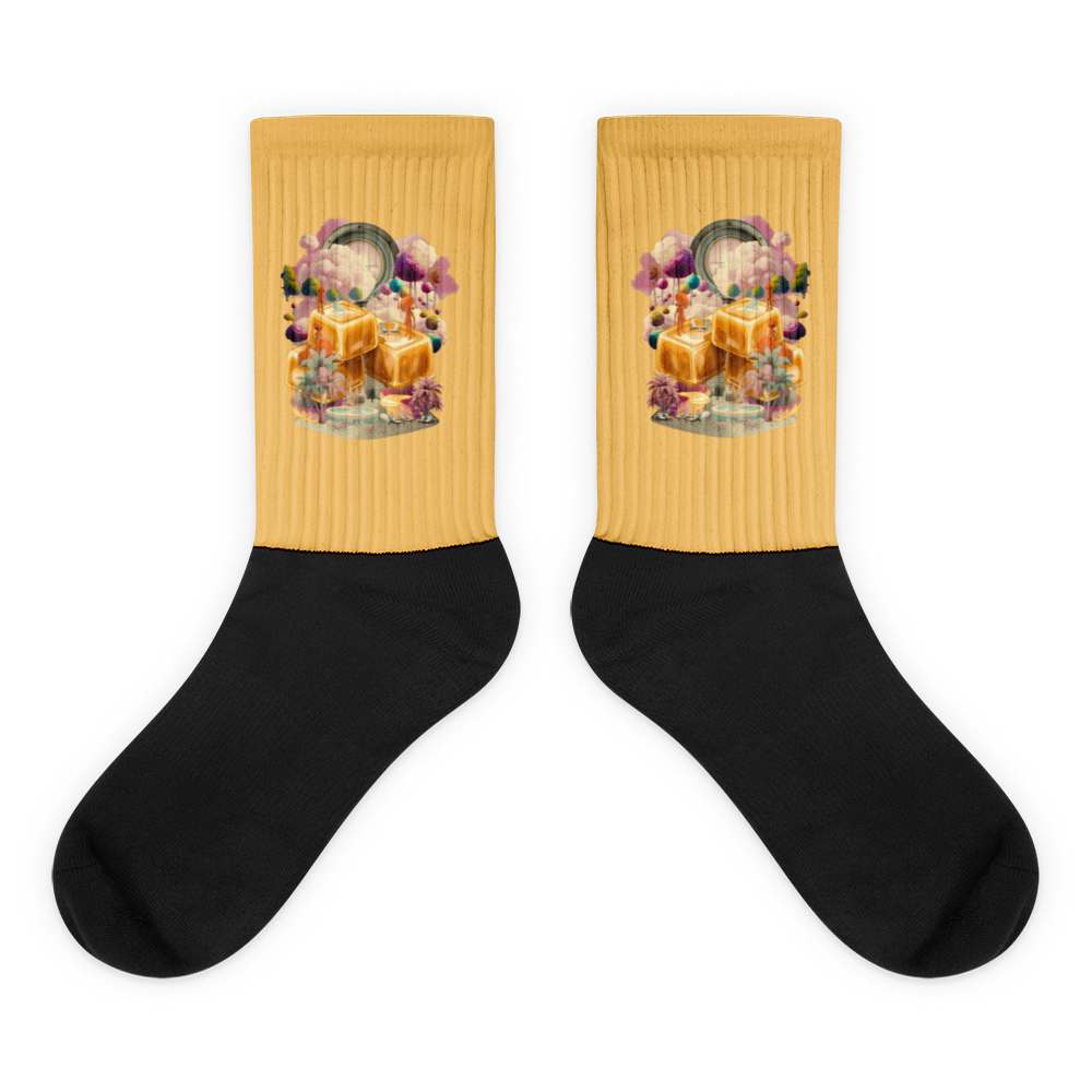 Socken Caramel Alien Apricot | Premium Streetwear Otto Strtwr