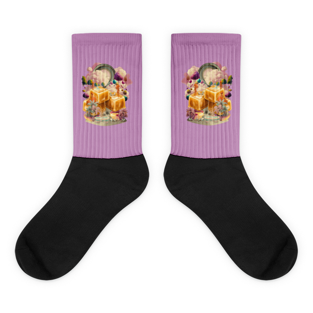 Socken Caramel Alien Flieder | Premium Streetwear Otto Strtwr
