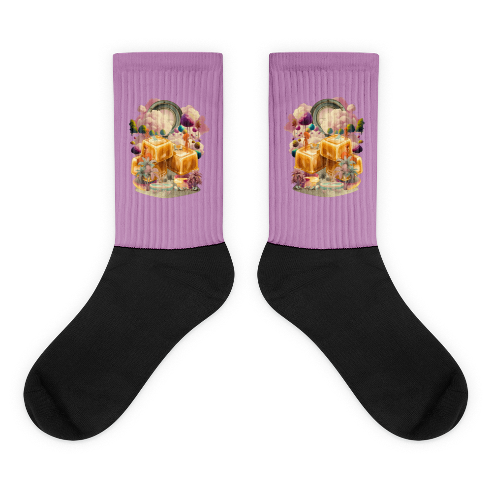 Socken Caramel Alien Flieder | Premium Streetwear Otto Strtwr