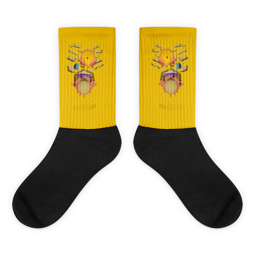 Socken Poetry Of Sea Gelb | Premium Streetwear Otto Strtwr