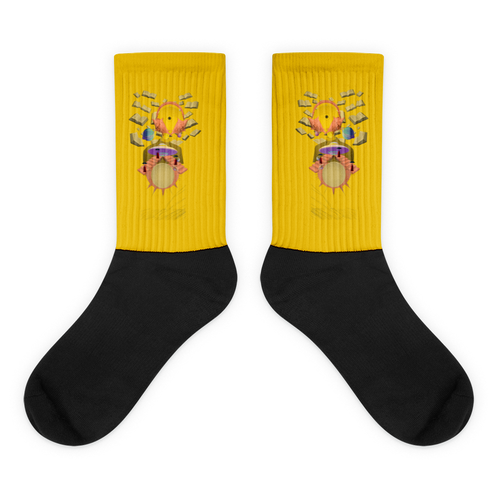 Socken Poetry Of Sea Gelb | Premium Streetwear Otto Strtwr