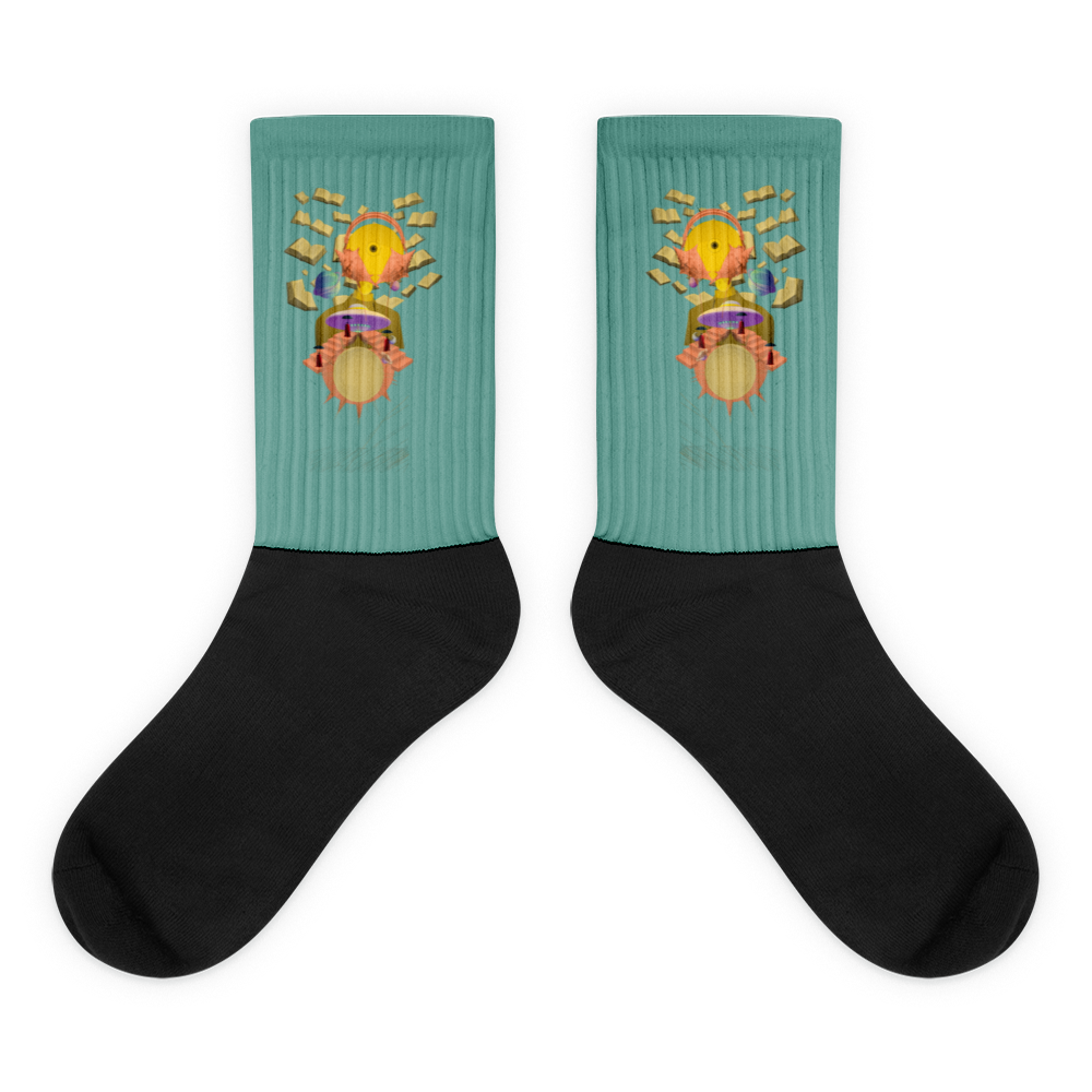Socken Poetry Of Sea Helles Petrol | Premium Streetwear Otto Strtwr
