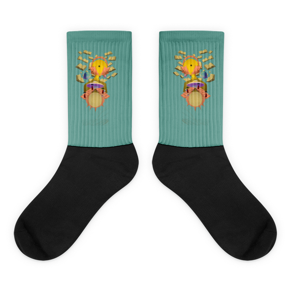 Socken Poetry Of Sea Helles Petrol | Premium Streetwear Otto Strtwr