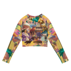 Sport Crop Top Langarm Burger City | Premium Streetwear Otto Strtwr