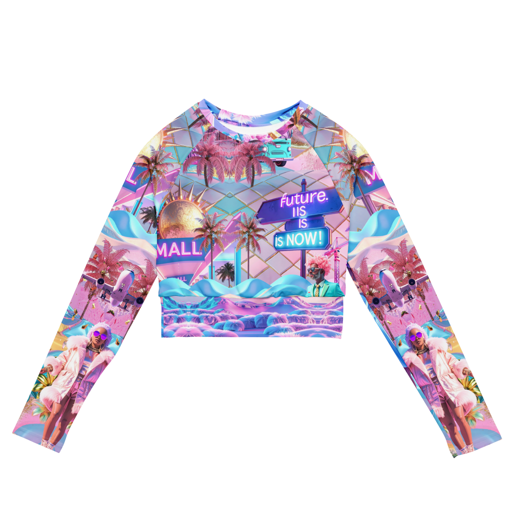 Sport Crop Top Langarm Future Is Now | Premium Streetwear Otto Strtwr