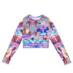 Sport Crop Top Langarm Future Is Now | Premium Streetwear Otto Strtwr