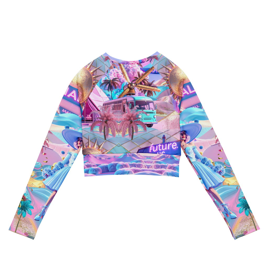 Sport Crop Top Langarm Future Is Now | Premium Streetwear Otto Strtwr