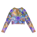 Sport Crop Top Langarm Peacock Dream | Premium Streetwear Otto Strtwr