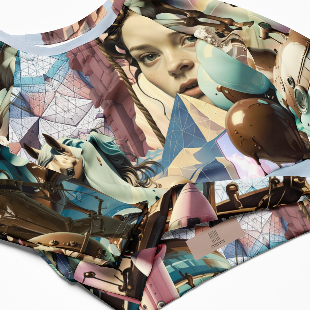 Sport Crop Top Langarm Submarine Au Chocolat | Premium Streetwear Otto Strtwr