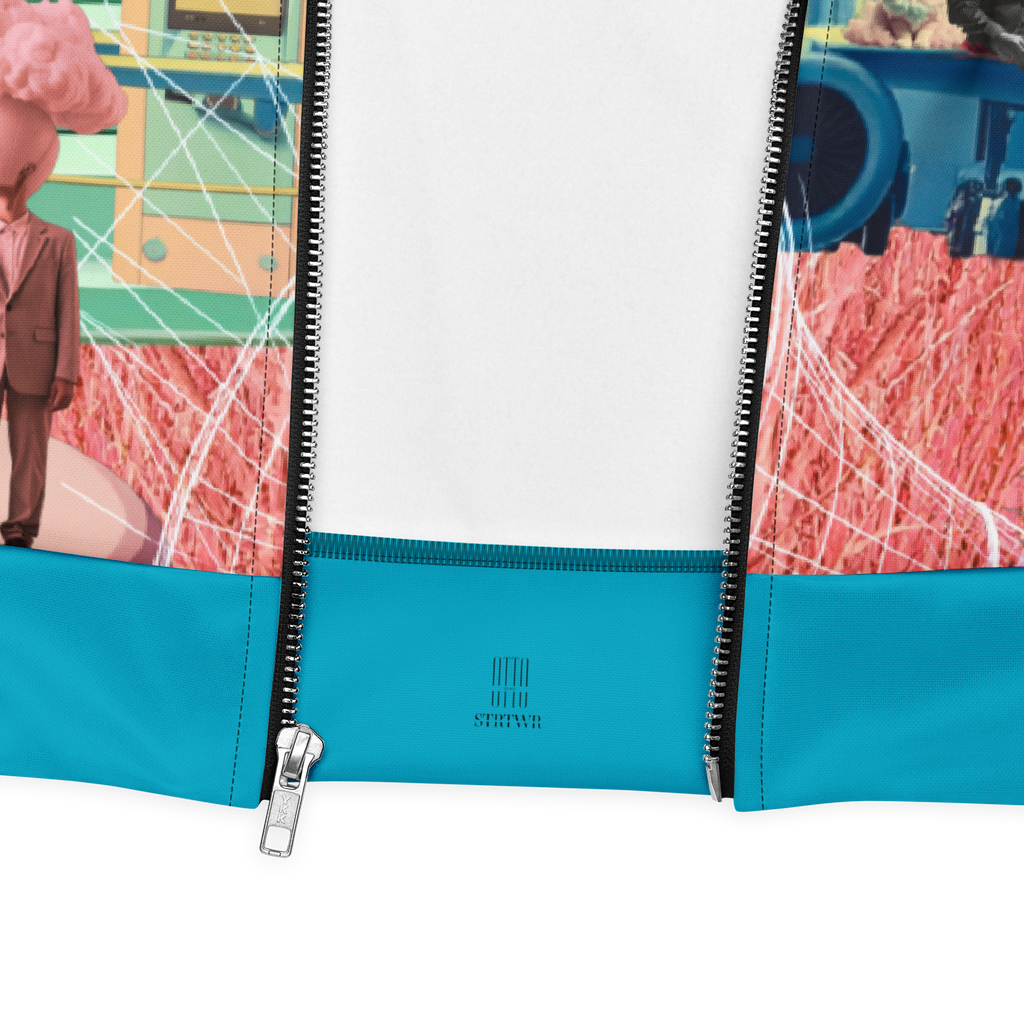 Unisex Bomberjacke Alien Invasion Himmelblau | Premium Streetwear Otto Strtwr