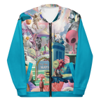 Unisex Bomberjacke Alien Invasion Himmelblau | Premium Streetwear Otto Strtwr