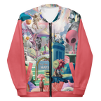 Unisex Bomberjacke Alien Invasion Pinkrot | Premium Streetwear Otto Strtwr