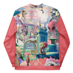 Unisex Bomberjacke Alien Invasion Pinkrot | Premium Streetwear Otto Strtwr