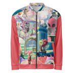 Unisex Bomberjacke Alien Invasion Pinkrot | Premium Streetwear Otto Strtwr