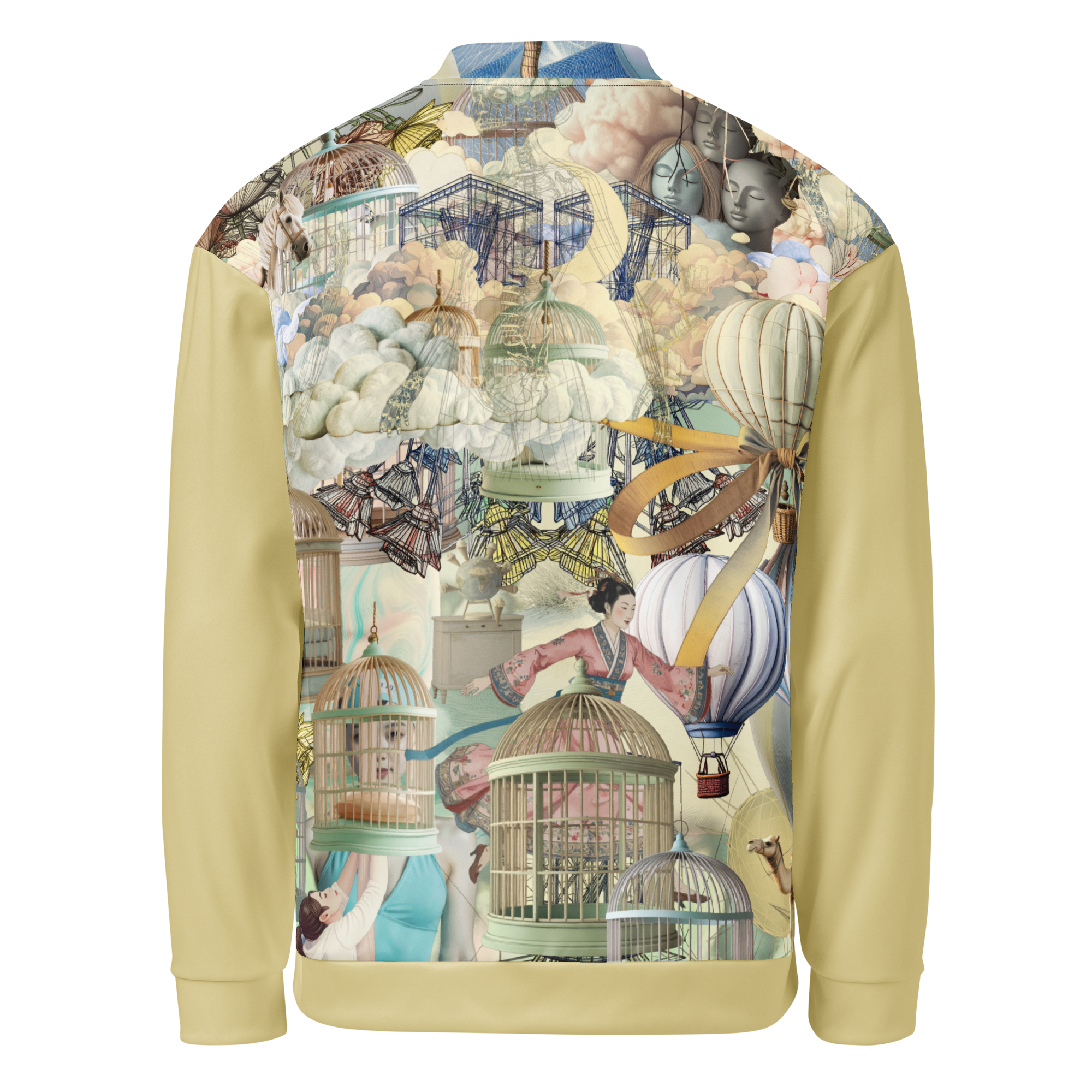 Unisex Bomberjacke Ballon Dancer Creme/beige | Premium Streetwear Otto Strtwr