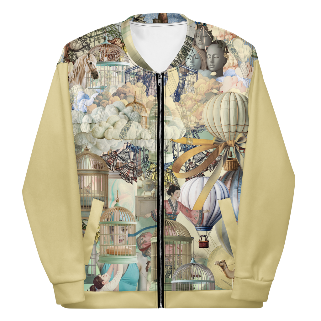 Unisex Bomberjacke Ballon Dancer Creme/beige | Premium Streetwear Otto Strtwr