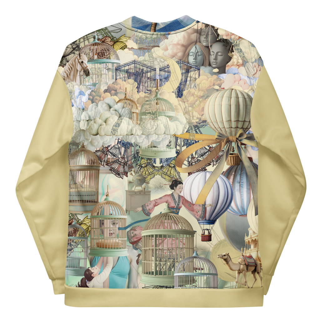 Unisex Bomberjacke Ballon Dancer Creme/beige | Premium Streetwear Otto Strtwr
