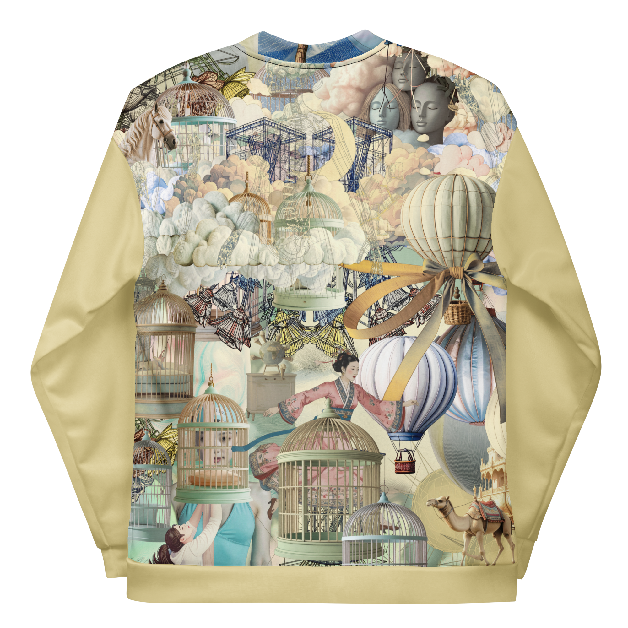 Unisex Bomberjacke Ballon Dancer Creme/beige | Premium Streetwear Otto Strtwr