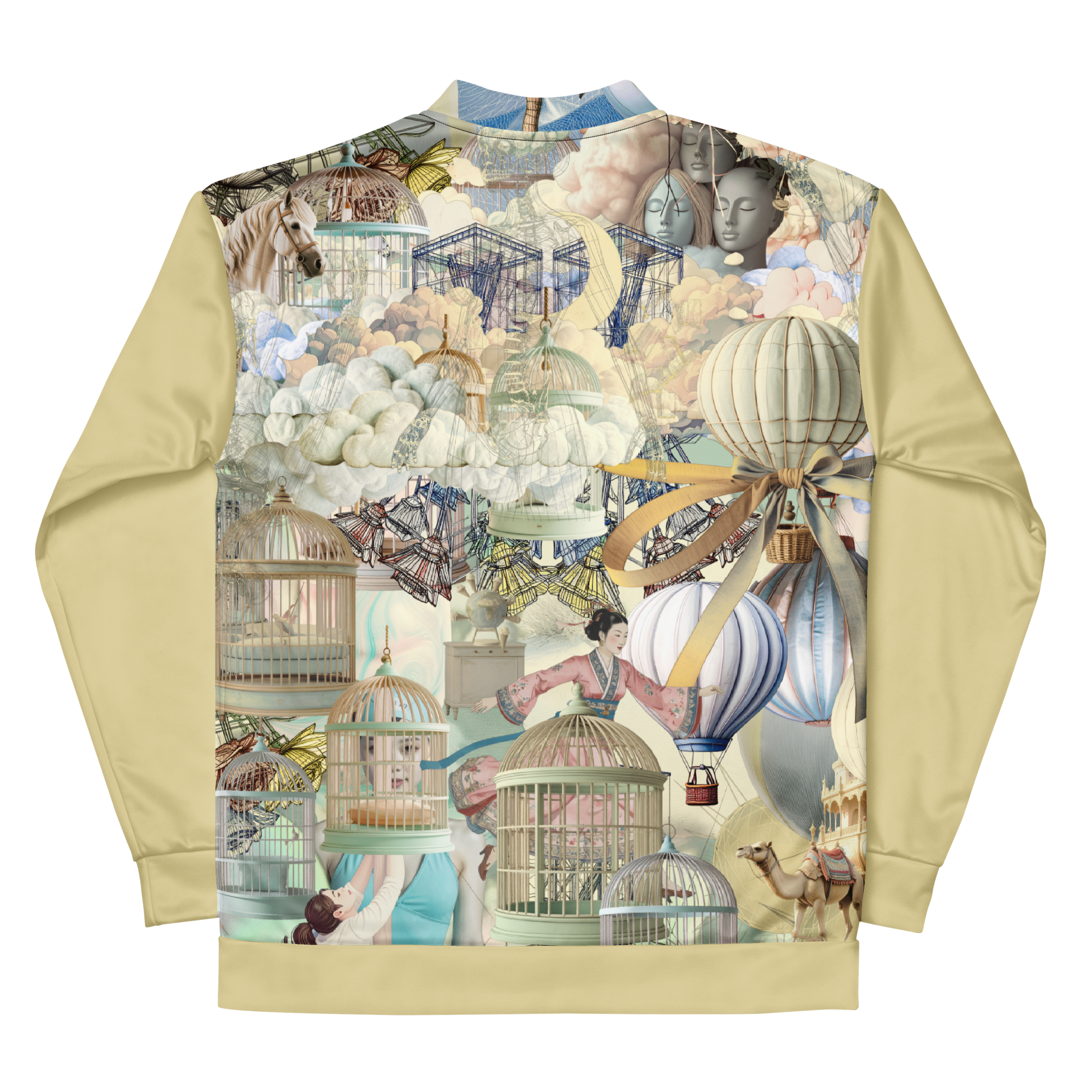 Unisex Bomberjacke Ballon Dancer Creme/beige | Premium Streetwear Otto Strtwr