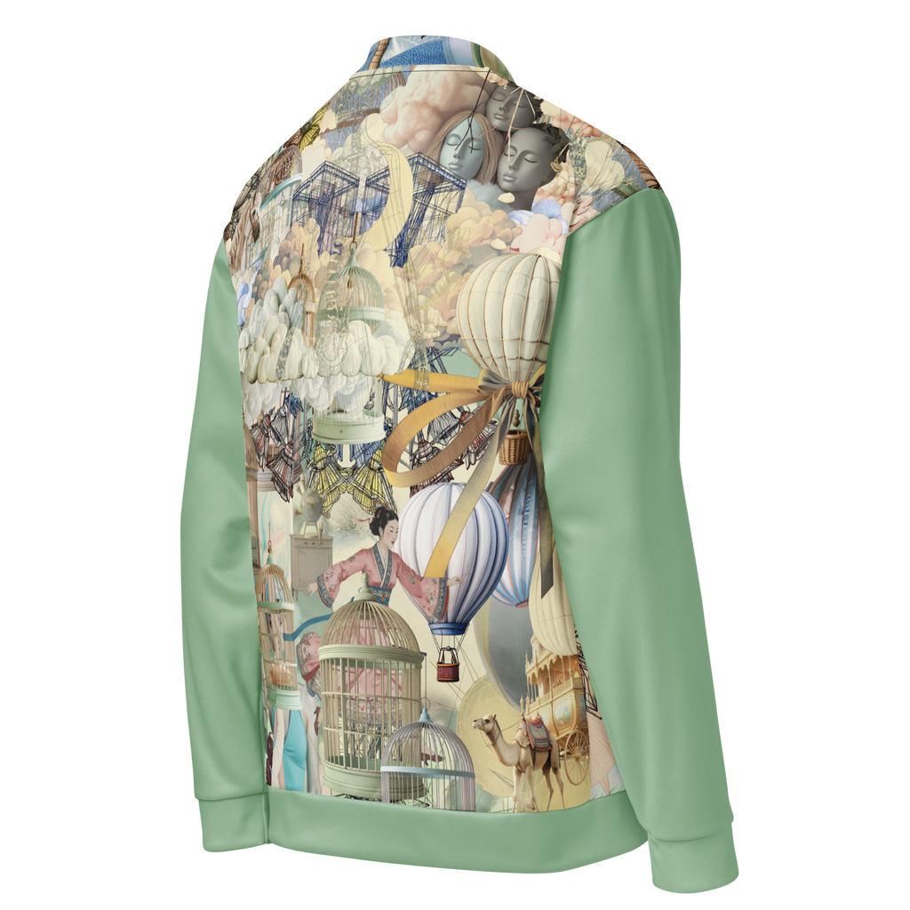 Unisex Bomberjacke Ballon Dancer Zartgrün | Premium Streetwear Otto Strtwr