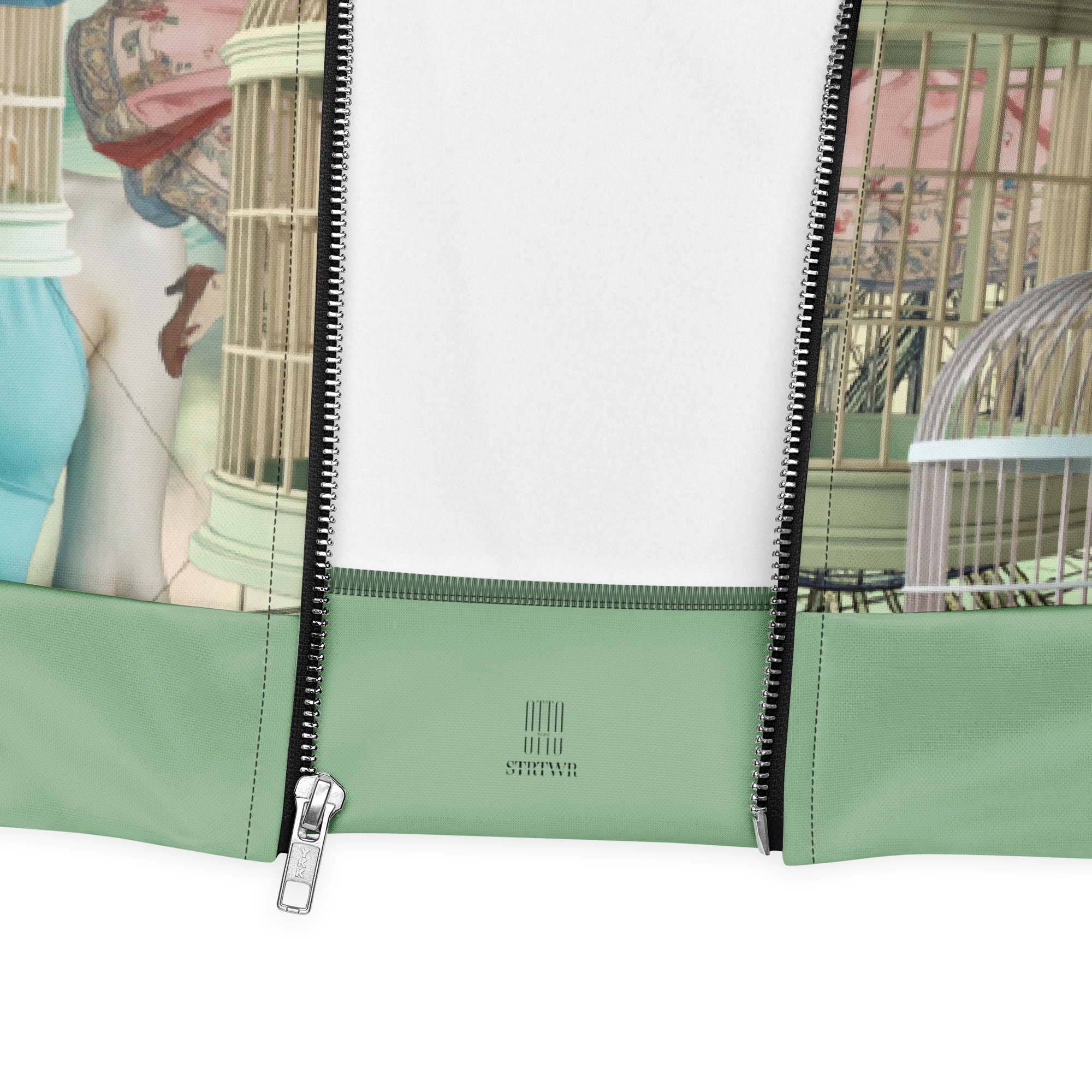 Unisex Bomberjacke Ballon Dancer Zartgrün | Premium Streetwear Otto Strtwr