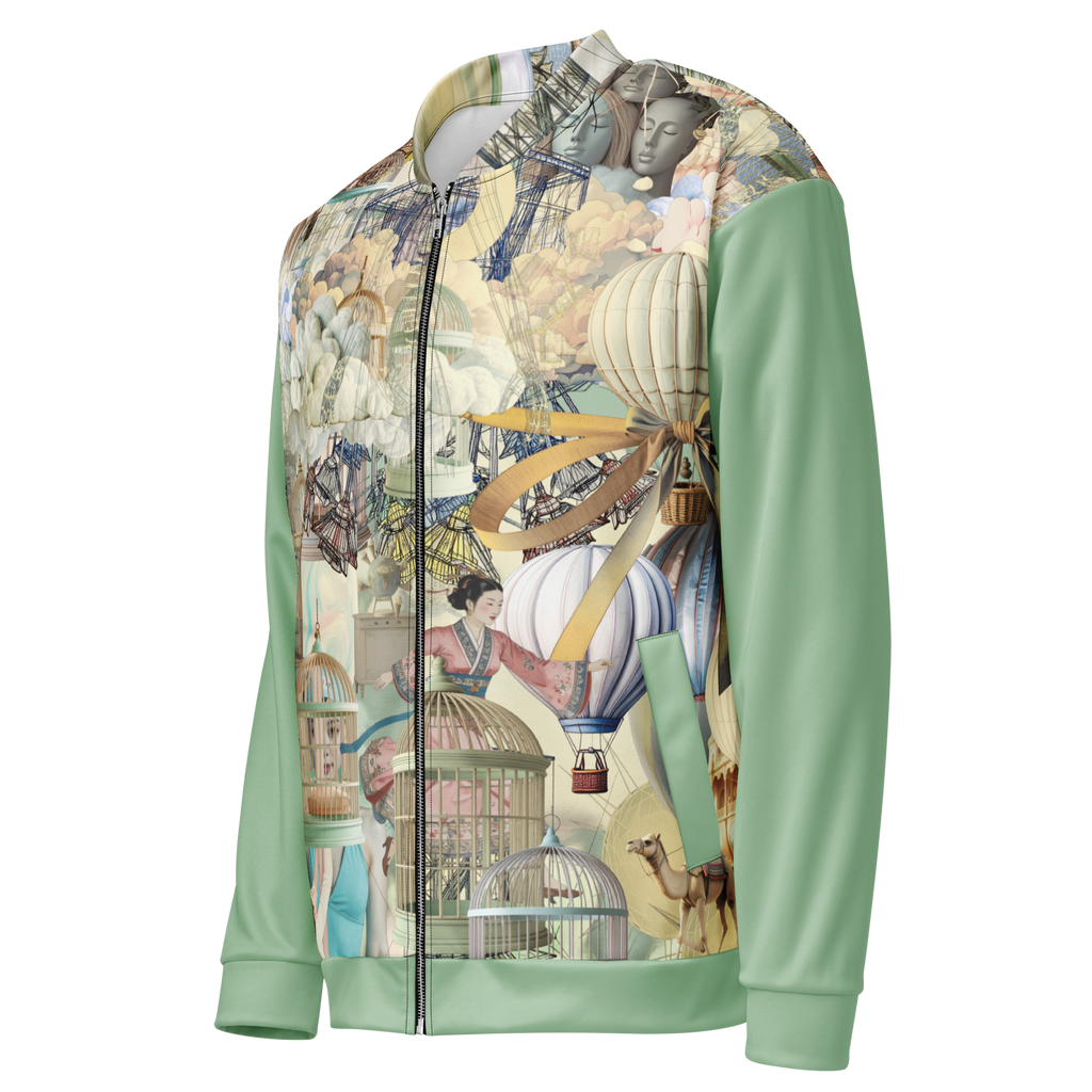 Unisex Bomberjacke Ballon Dancer Zartgrün | Premium Streetwear Otto Strtwr