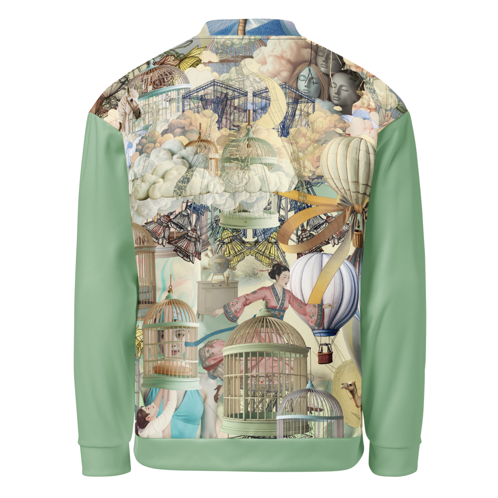 Unisex Bomberjacke Ballon Dancer Zartgrün | Premium Streetwear Otto Strtwr