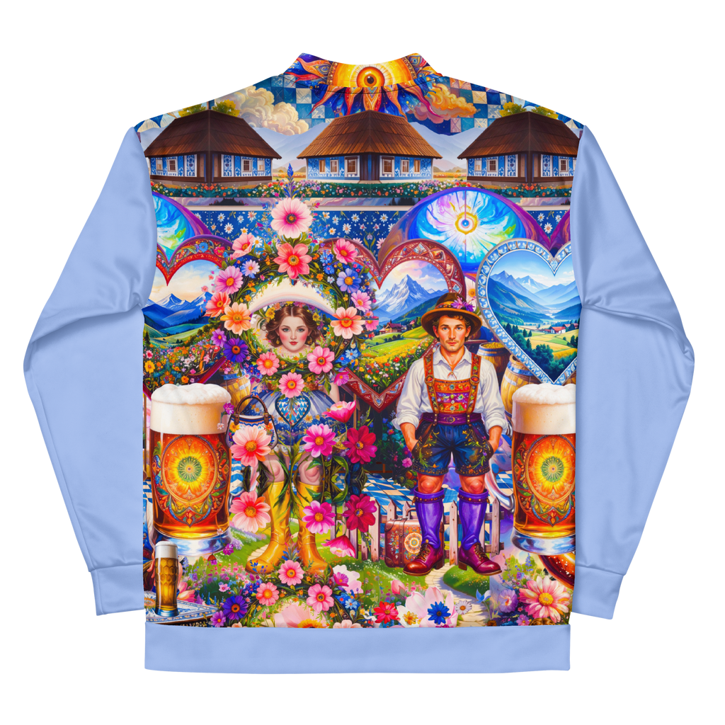 Unisex Bomberjacke Bavarian Fever Hellblau | Premium Streetwear Otto Strtwr