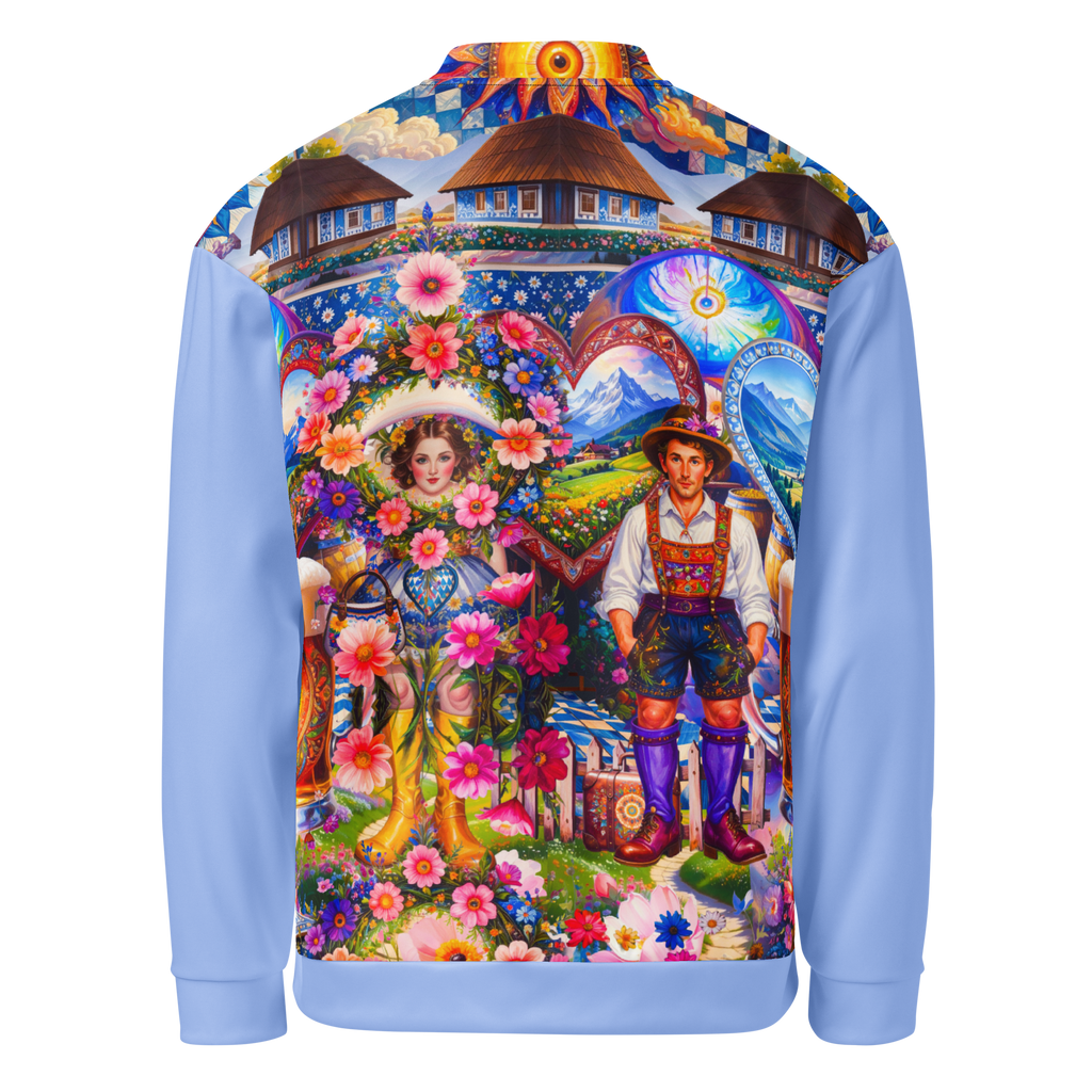 Unisex Bomberjacke Bavarian Fever Hellblau | Premium Streetwear Otto Strtwr