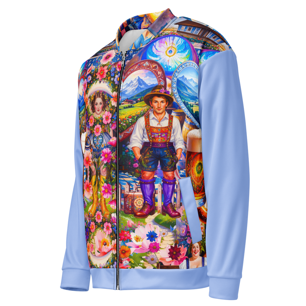 Unisex Bomberjacke Bavarian Fever Hellblau | Premium Streetwear Otto Strtwr
