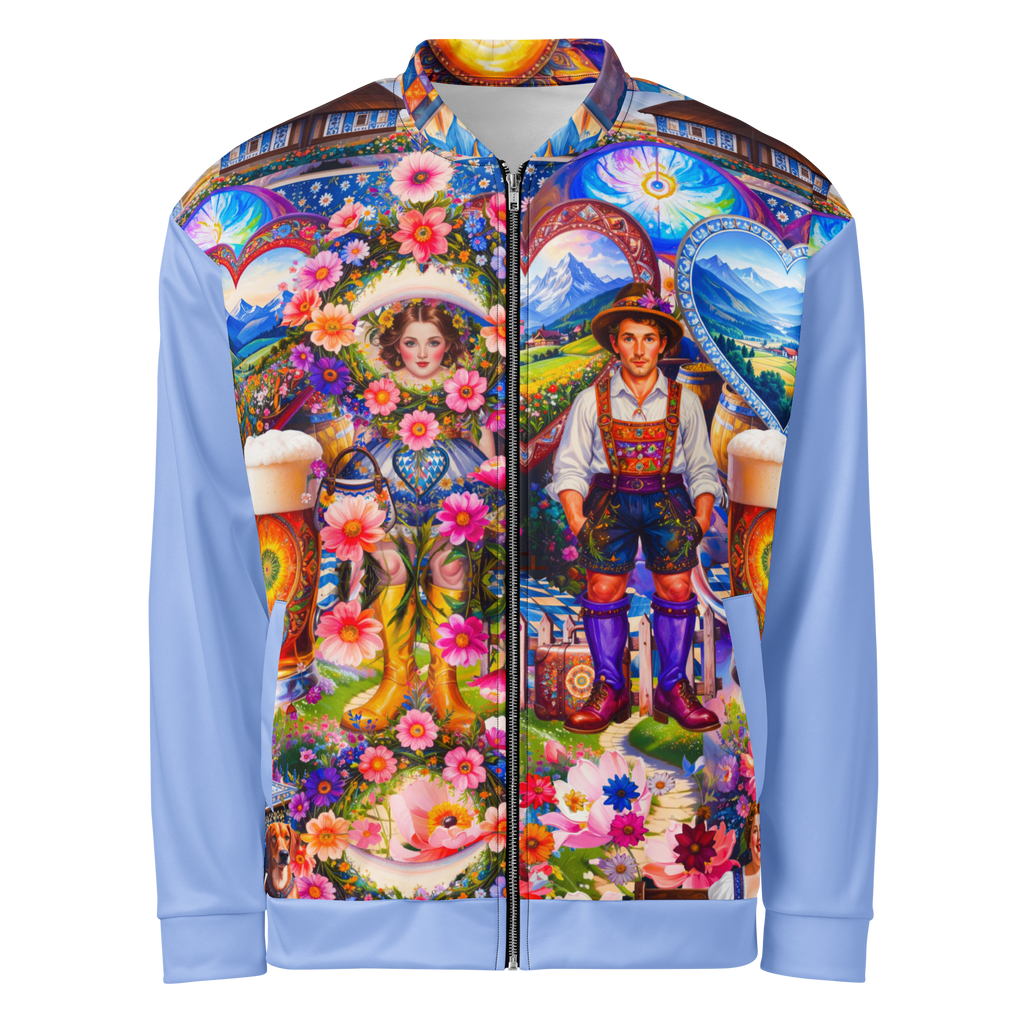 Unisex Bomberjacke Bavarian Fever Hellblau | Premium Streetwear Otto Strtwr