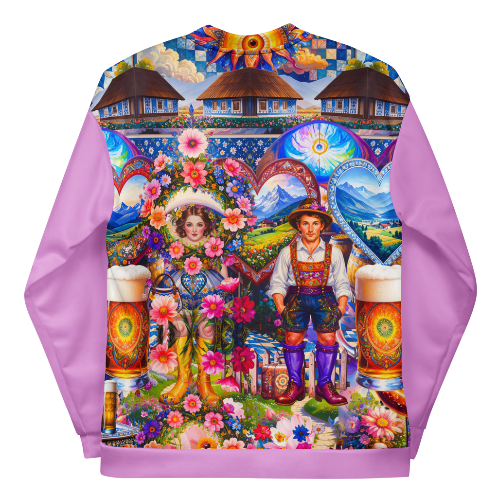 Unisex Bomberjacke Bavarian Fever Pink | Premium Streetwear Otto Strtwr