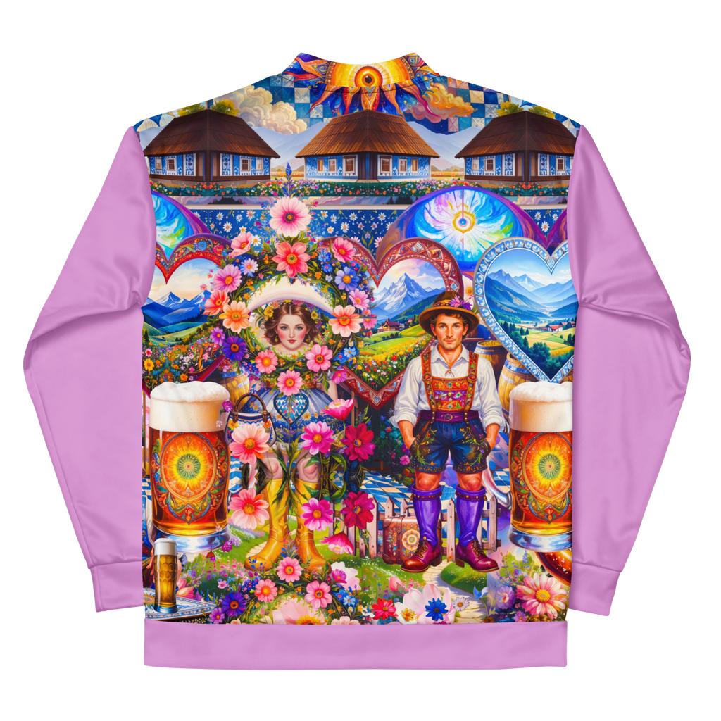 Unisex Bomberjacke Bavarian Fever Pink | Premium Streetwear Otto Strtwr