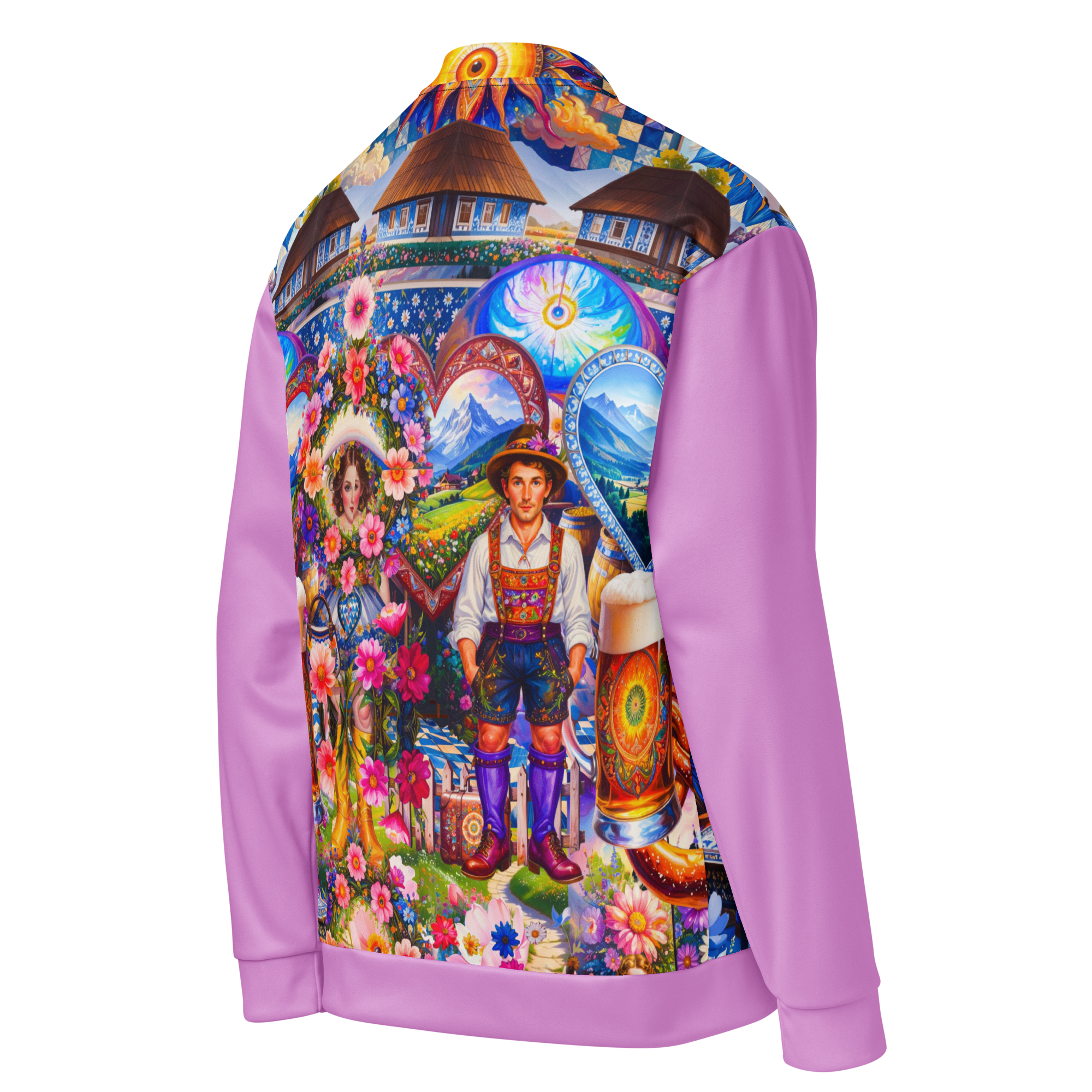 Unisex Bomberjacke Bavarian Fever Pink | Premium Streetwear Otto Strtwr