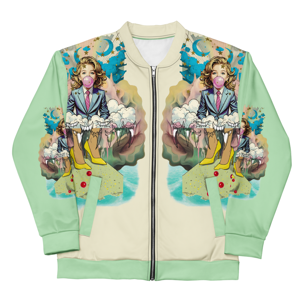 Unisex Bomberjacke Bubble Gum Business Hellcreme/mint | Premium Streetwear Otto Strtwr