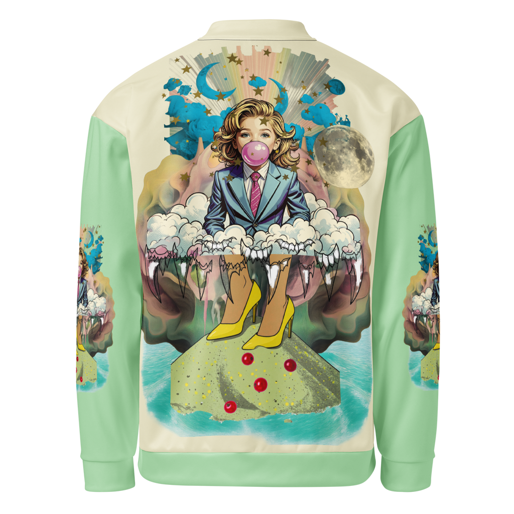 Unisex Bomberjacke Bubble Gum Business Hellcreme/mint | Premium Streetwear Otto Strtwr