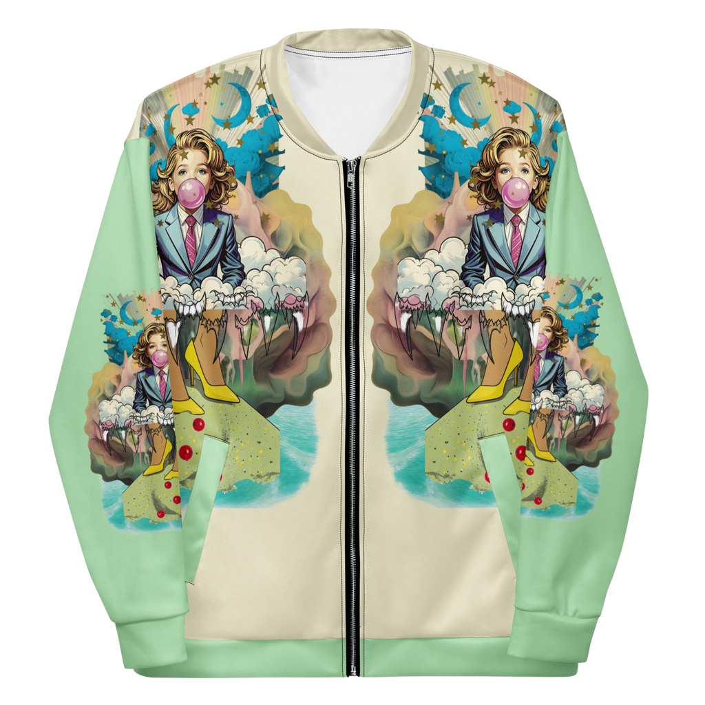 Unisex Bomberjacke Bubble Gum Business Hellcreme/mint | Premium Streetwear Otto Strtwr