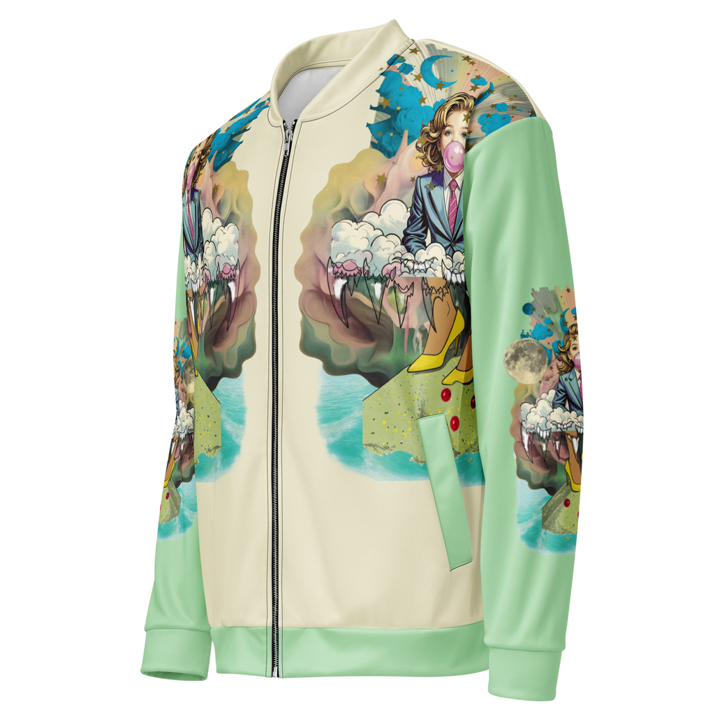 Unisex Bomberjacke Bubble Gum Business Hellcreme/mint | Premium Streetwear Otto Strtwr