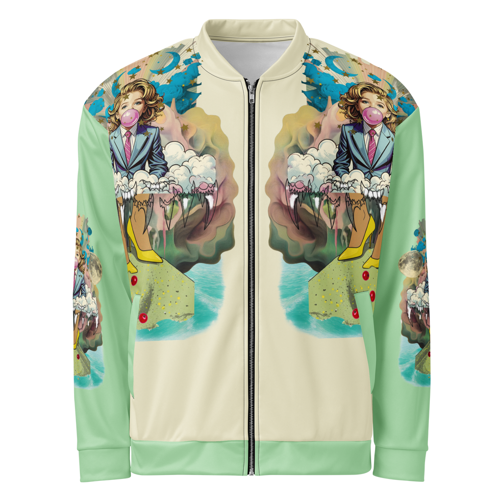 Unisex Bomberjacke Bubble Gum Business Hellcreme/mint | Premium Streetwear Otto Strtwr