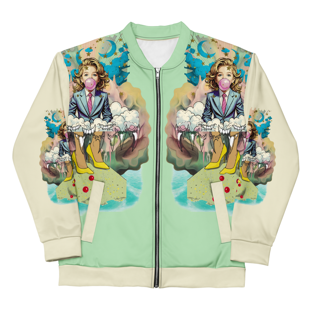 Unisex Bomberjacke Bubble Gum Business Mint/hellcreme | Premium Streetwear Otto Strtwr