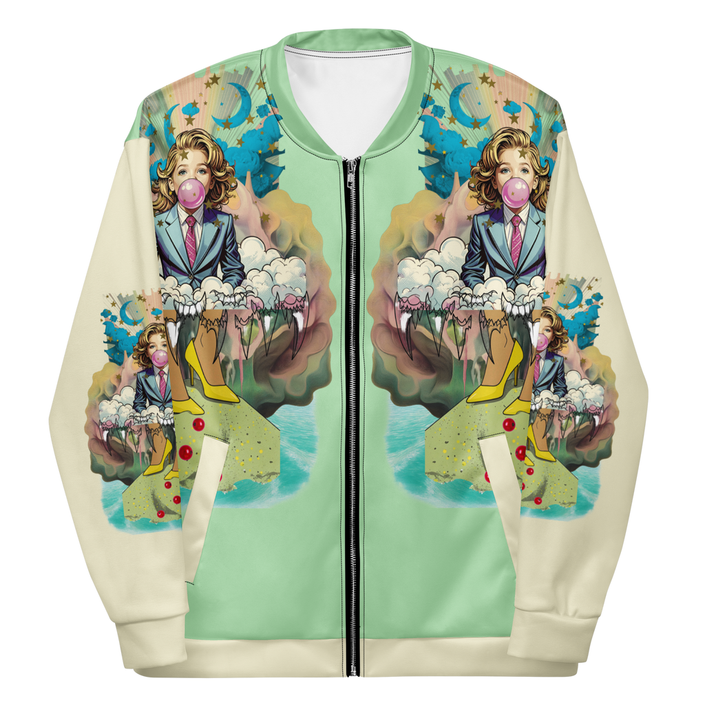 Unisex Bomberjacke Bubble Gum Business Mint/hellcreme | Premium Streetwear Otto Strtwr