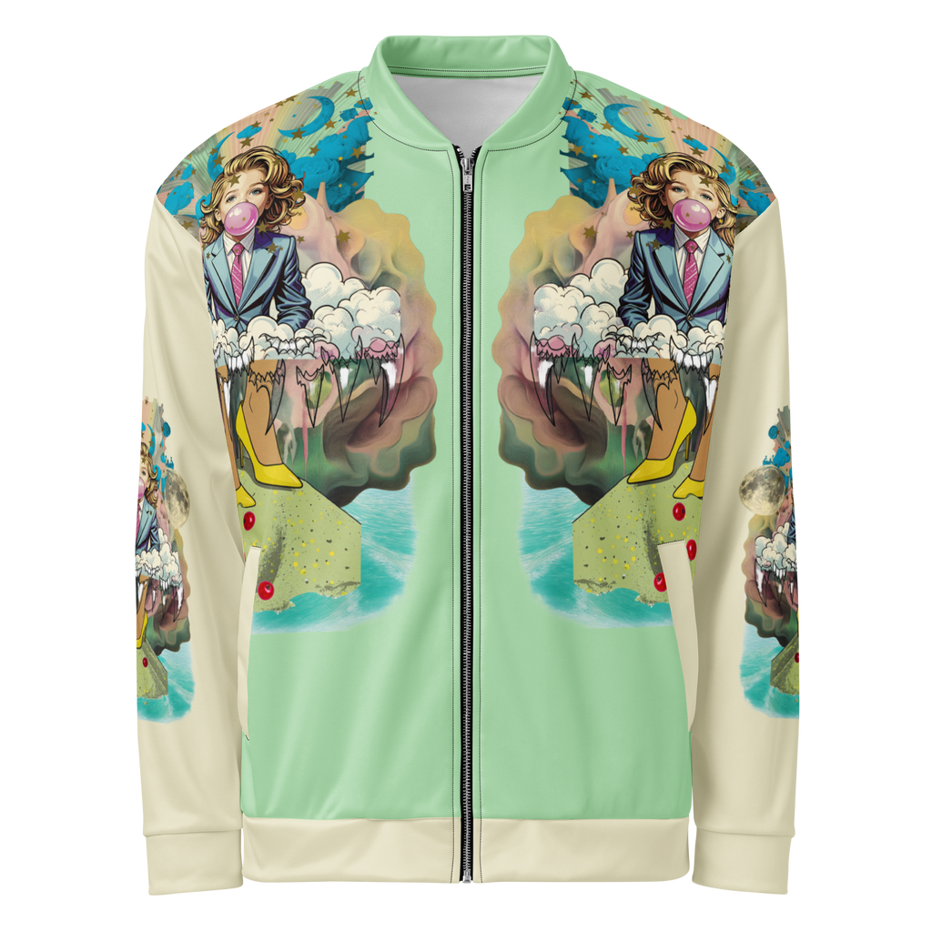 Unisex Bomberjacke Bubble Gum Business Mint/hellcreme | Premium Streetwear Otto Strtwr