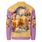 Unisex Bomberjacke Caramel Alien Apricot/flieder | Premium Streetwear Otto Strtwr