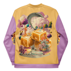 Unisex Bomberjacke Caramel Alien Apricot/flieder | Premium Streetwear Otto Strtwr