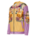 Unisex Bomberjacke Caramel Alien Apricot/flieder | Premium Streetwear Otto Strtwr