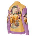 Unisex Bomberjacke Caramel Alien Apricot/flieder | Premium Streetwear Otto Strtwr