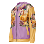 Unisex Bomberjacke Caramel Alien Flieder/apricot | Premium Streetwear Otto Strtwr